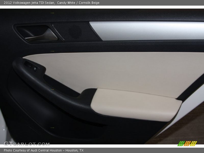 Candy White / Cornsilk Beige 2012 Volkswagen Jetta TDI Sedan