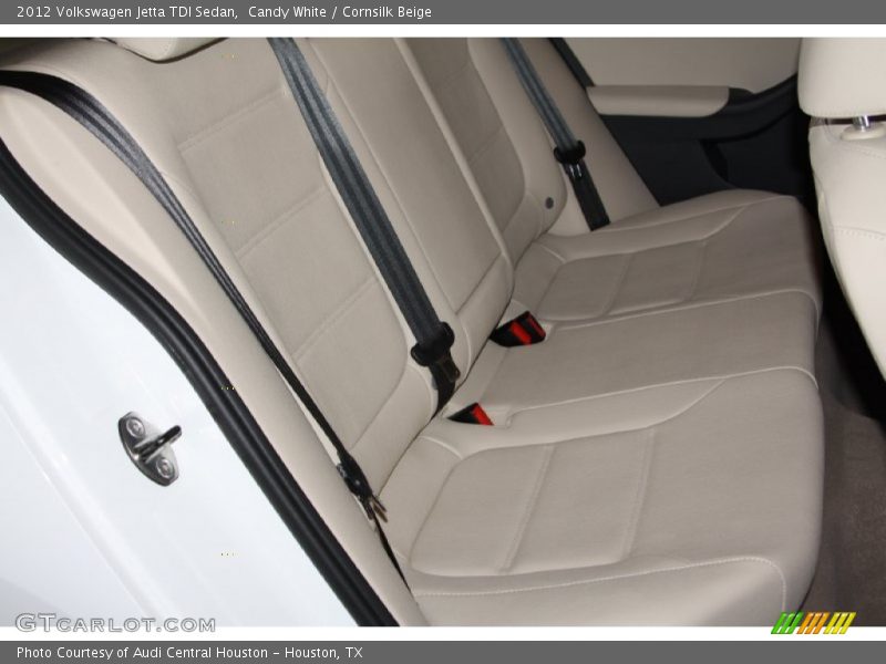 Candy White / Cornsilk Beige 2012 Volkswagen Jetta TDI Sedan
