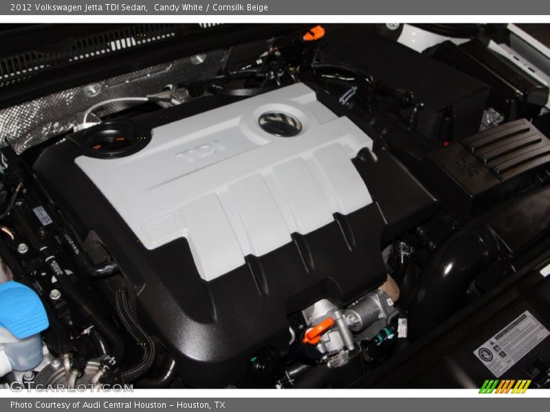 Candy White / Cornsilk Beige 2012 Volkswagen Jetta TDI Sedan