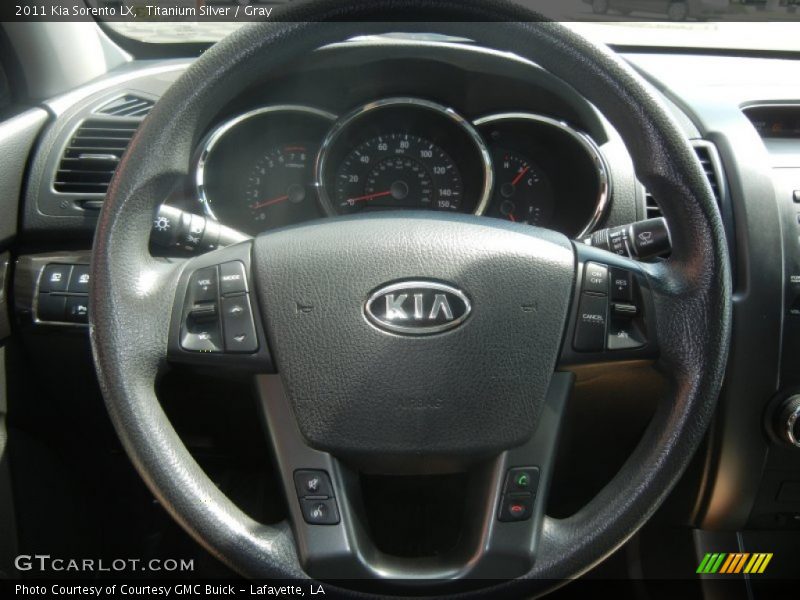 Titanium Silver / Gray 2011 Kia Sorento LX