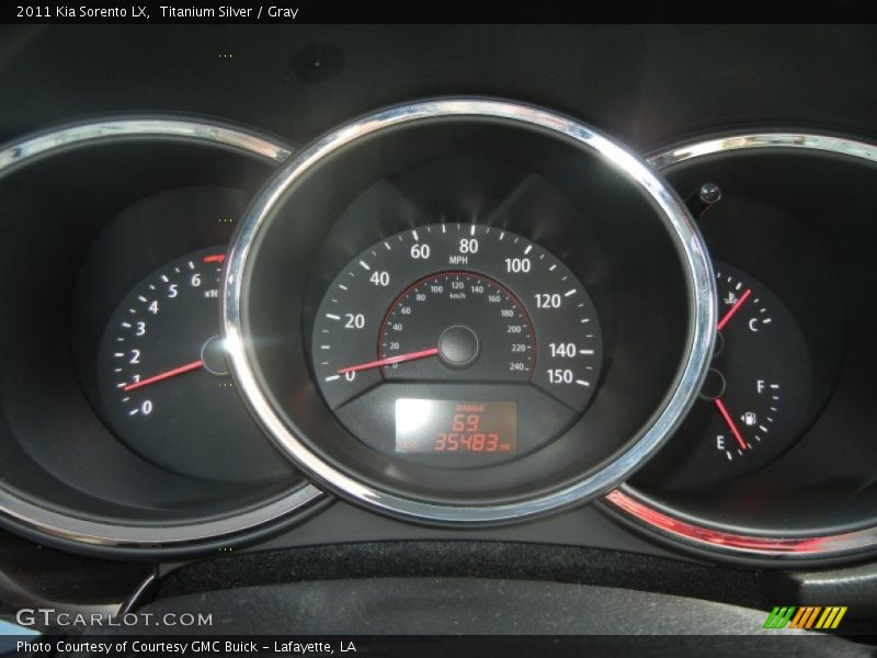 Titanium Silver / Gray 2011 Kia Sorento LX