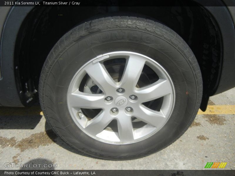 Titanium Silver / Gray 2011 Kia Sorento LX
