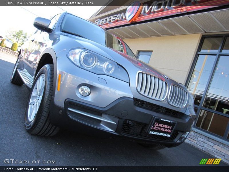 Space Grey Metallic / Black 2009 BMW X5 xDrive48i