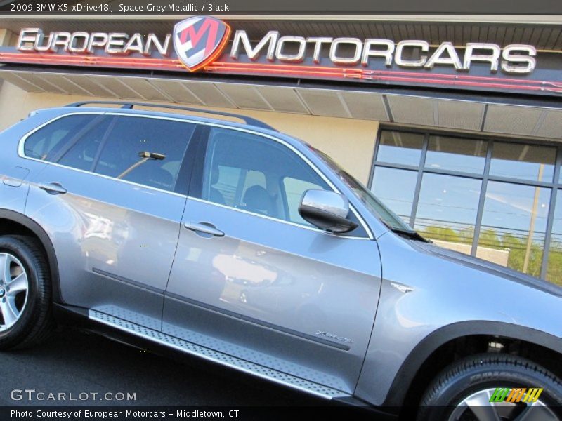 Space Grey Metallic / Black 2009 BMW X5 xDrive48i