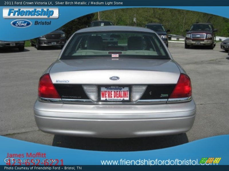 Silver Birch Metallic / Medium Light Stone 2011 Ford Crown Victoria LX