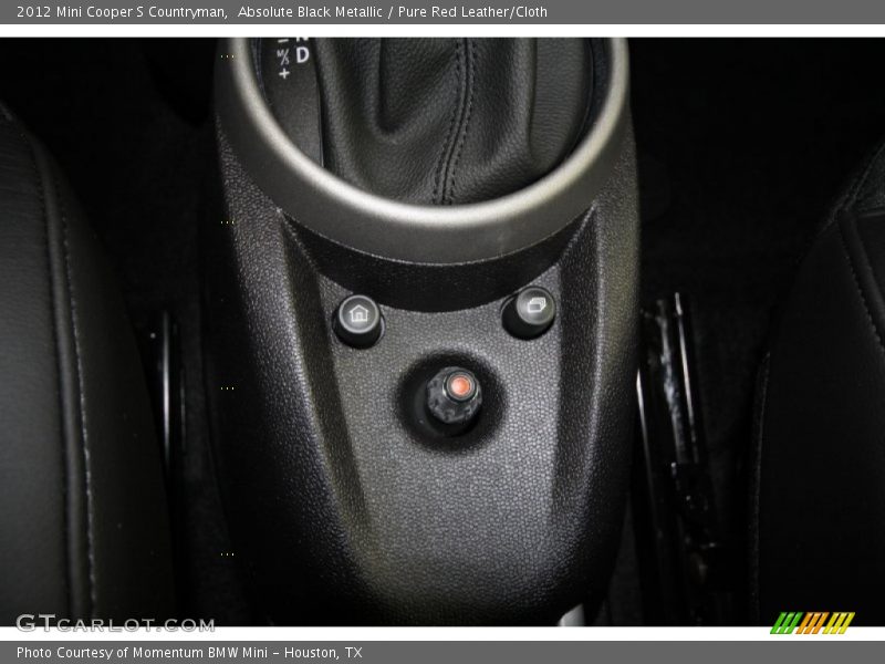 Absolute Black Metallic / Pure Red Leather/Cloth 2012 Mini Cooper S Countryman