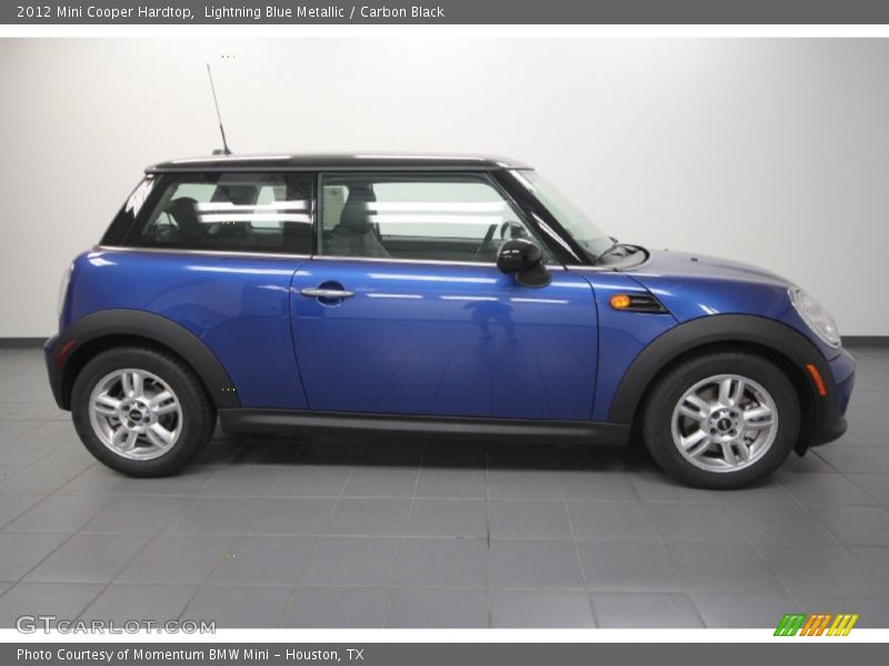 Lightning Blue Metallic / Carbon Black 2012 Mini Cooper Hardtop