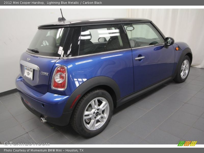 Lightning Blue Metallic / Carbon Black 2012 Mini Cooper Hardtop