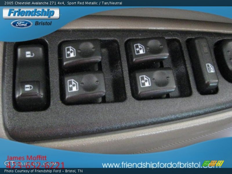 Sport Red Metallic / Tan/Neutral 2005 Chevrolet Avalanche Z71 4x4