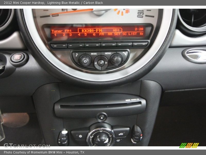 Lightning Blue Metallic / Carbon Black 2012 Mini Cooper Hardtop