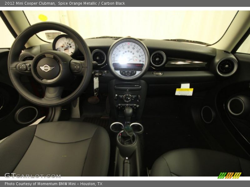Spice Orange Metallic / Carbon Black 2012 Mini Cooper Clubman