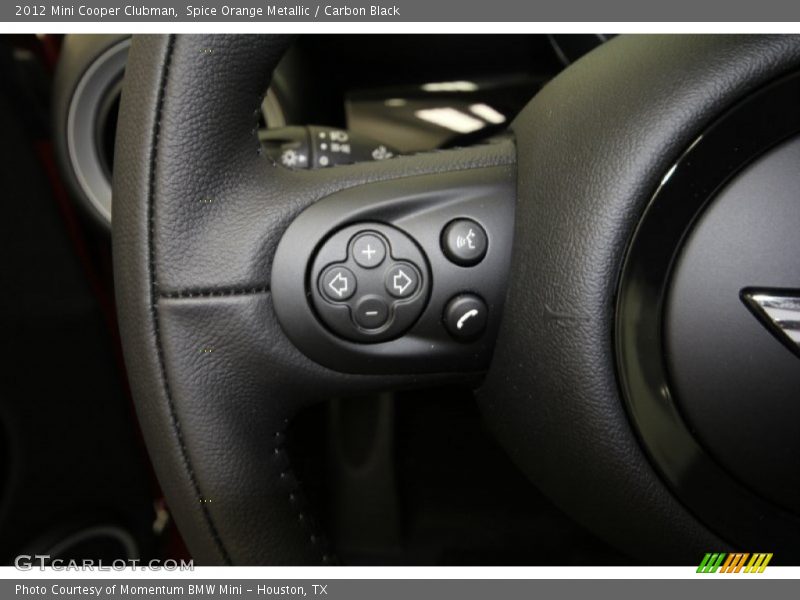 Spice Orange Metallic / Carbon Black 2012 Mini Cooper Clubman