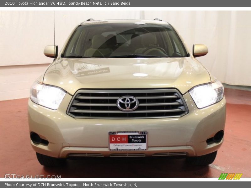 Sandy Beach Metallic / Sand Beige 2010 Toyota Highlander V6 4WD