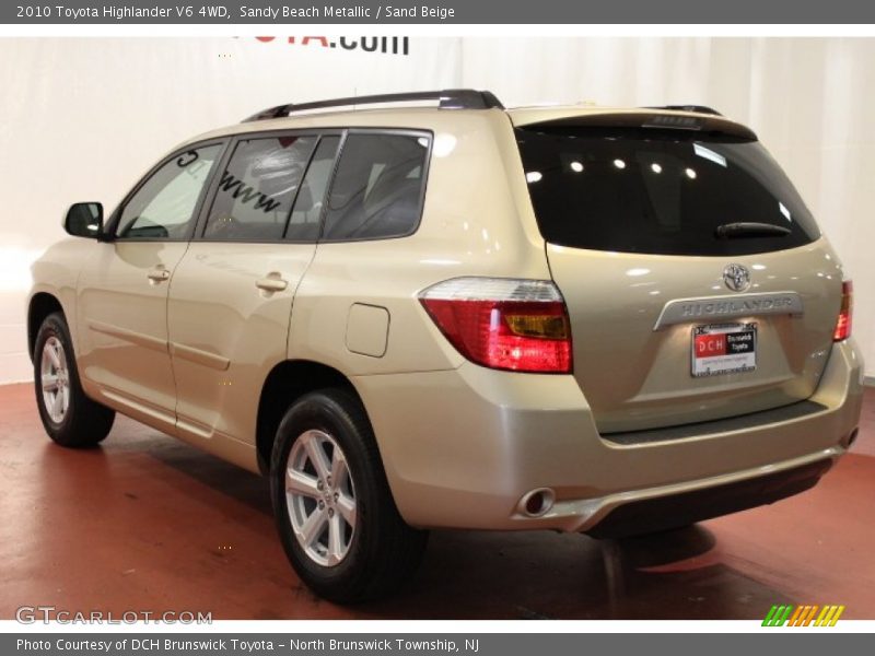 Sandy Beach Metallic / Sand Beige 2010 Toyota Highlander V6 4WD