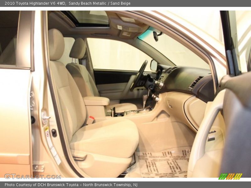 Sandy Beach Metallic / Sand Beige 2010 Toyota Highlander V6 4WD