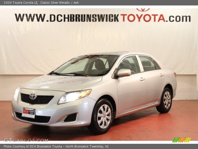 Classic Silver Metallic / Ash 2009 Toyota Corolla LE
