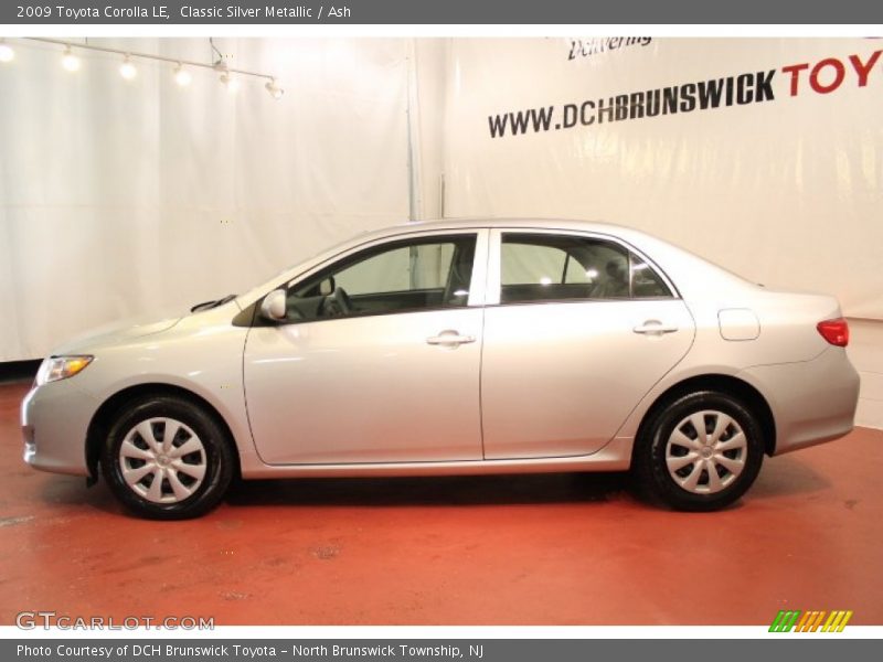 Classic Silver Metallic / Ash 2009 Toyota Corolla LE