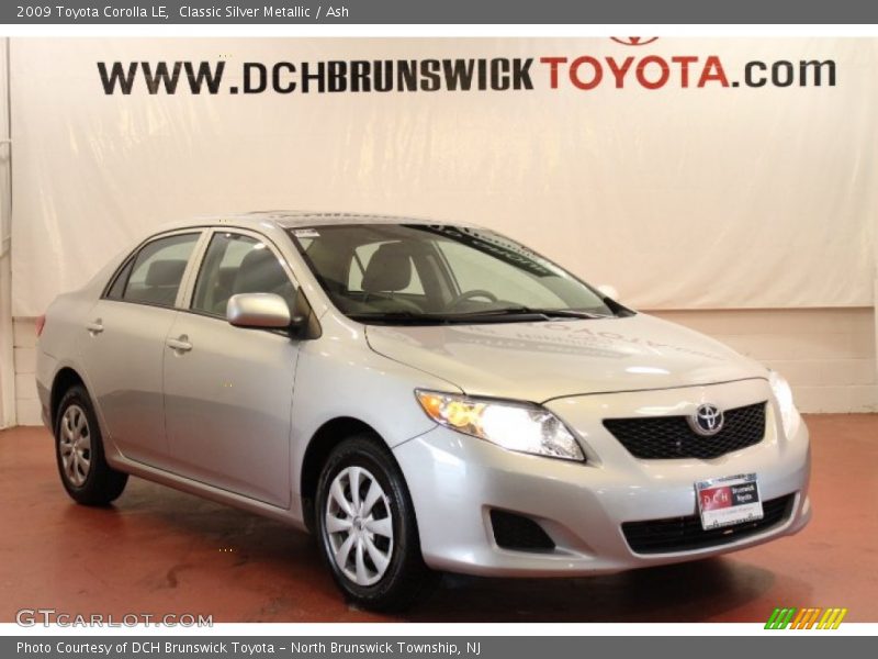 Classic Silver Metallic / Ash 2009 Toyota Corolla LE