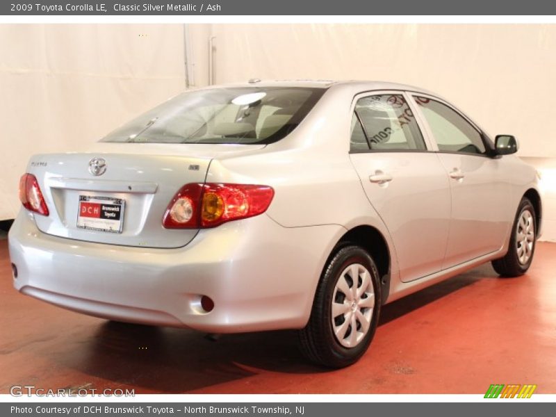 Classic Silver Metallic / Ash 2009 Toyota Corolla LE