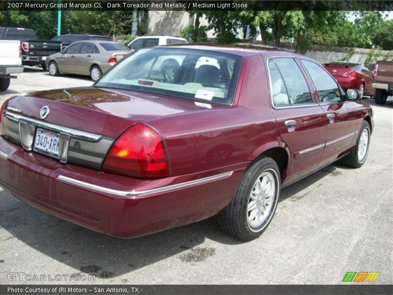 Dark Toreador Red Metallic / Medium Light Stone 2007 Mercury Grand Marquis GS