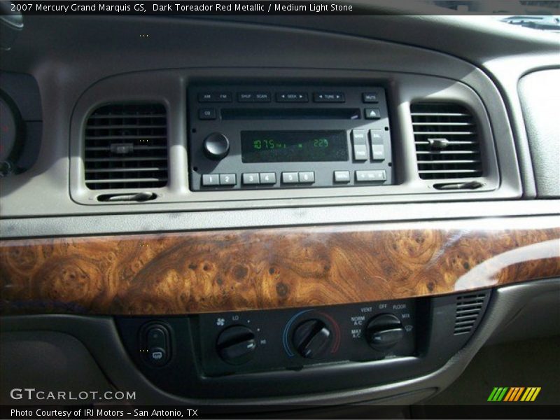 Dark Toreador Red Metallic / Medium Light Stone 2007 Mercury Grand Marquis GS