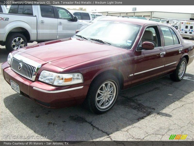 Dark Toreador Red Metallic / Medium Light Stone 2007 Mercury Grand Marquis GS