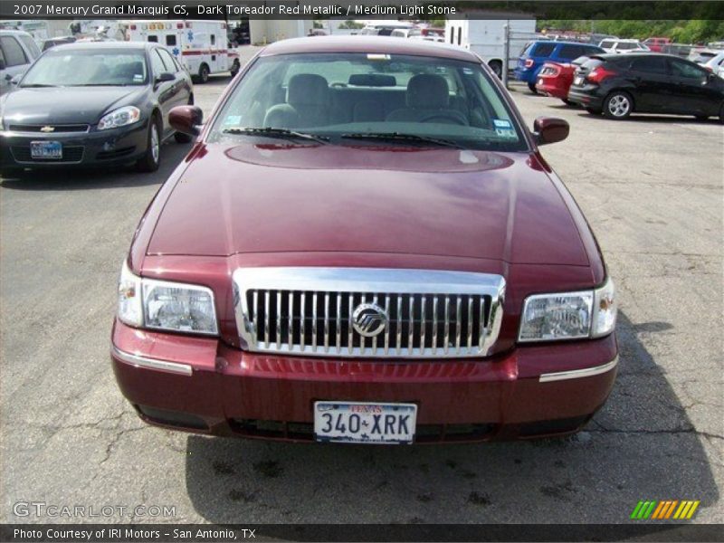 Dark Toreador Red Metallic / Medium Light Stone 2007 Mercury Grand Marquis GS