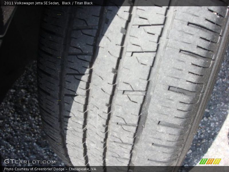 Black / Titan Black 2011 Volkswagen Jetta SE Sedan