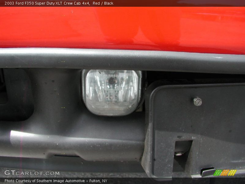 Red / Black 2003 Ford F350 Super Duty XLT Crew Cab 4x4