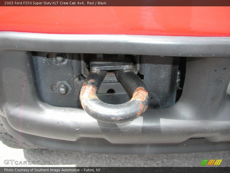 Red / Black 2003 Ford F350 Super Duty XLT Crew Cab 4x4