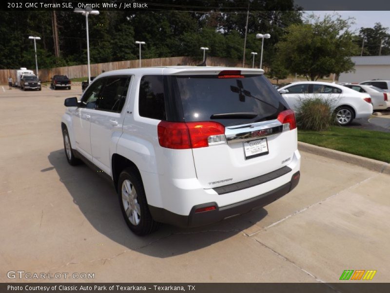 Olympic White / Jet Black 2012 GMC Terrain SLE