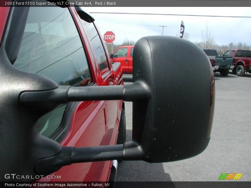 Red / Black 2003 Ford F350 Super Duty XLT Crew Cab 4x4