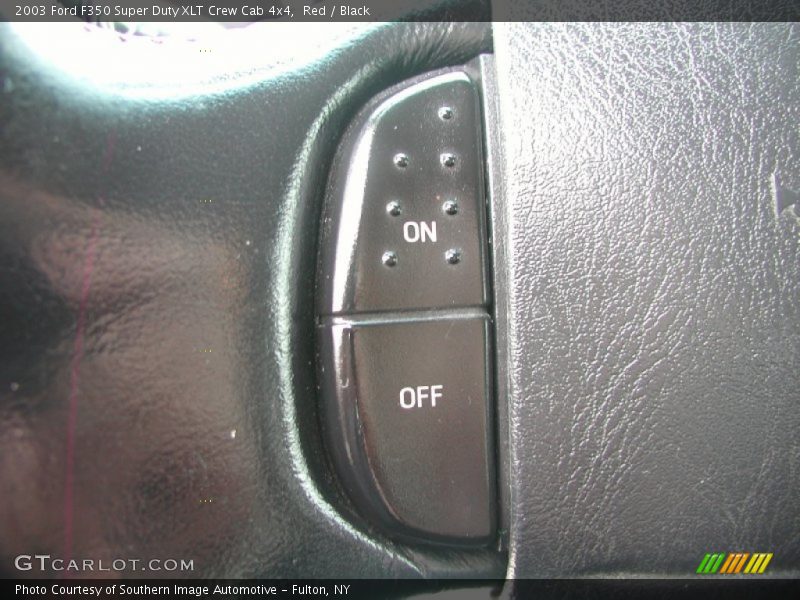 Red / Black 2003 Ford F350 Super Duty XLT Crew Cab 4x4