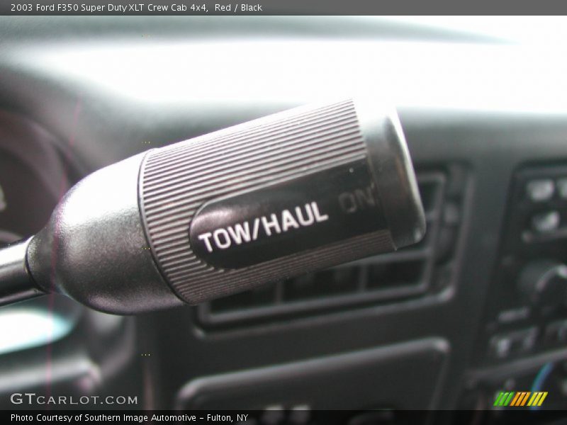 Red / Black 2003 Ford F350 Super Duty XLT Crew Cab 4x4