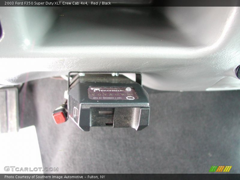 Red / Black 2003 Ford F350 Super Duty XLT Crew Cab 4x4