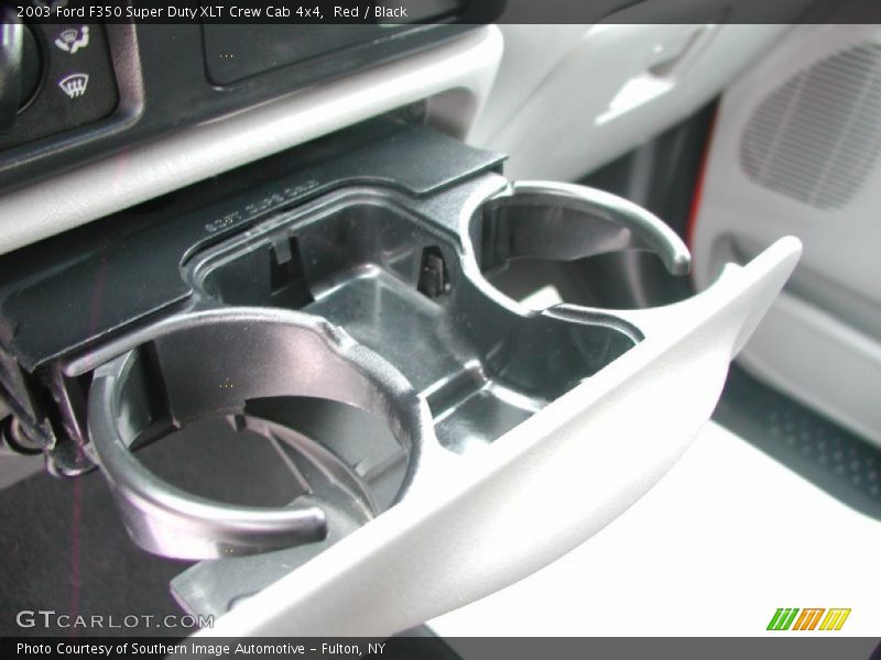 Red / Black 2003 Ford F350 Super Duty XLT Crew Cab 4x4