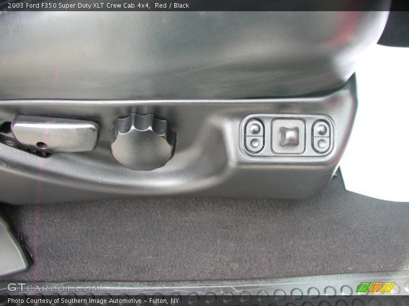 Red / Black 2003 Ford F350 Super Duty XLT Crew Cab 4x4