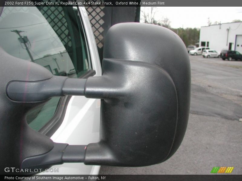 Oxford White / Medium Flint 2002 Ford F350 Super Duty XL Regular Cab 4x4 Stake Truck