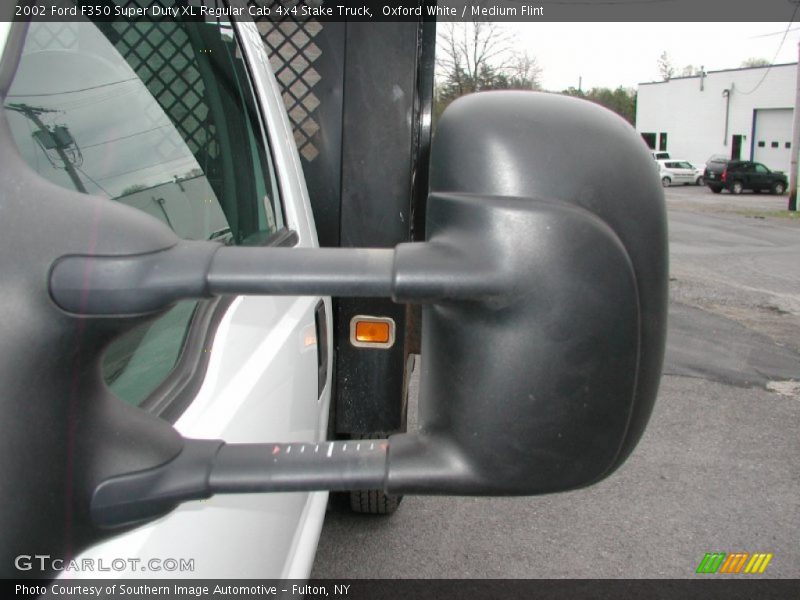 Oxford White / Medium Flint 2002 Ford F350 Super Duty XL Regular Cab 4x4 Stake Truck