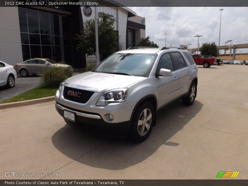 Quicksilver Metallic / Ebony 2012 GMC Acadia SLT