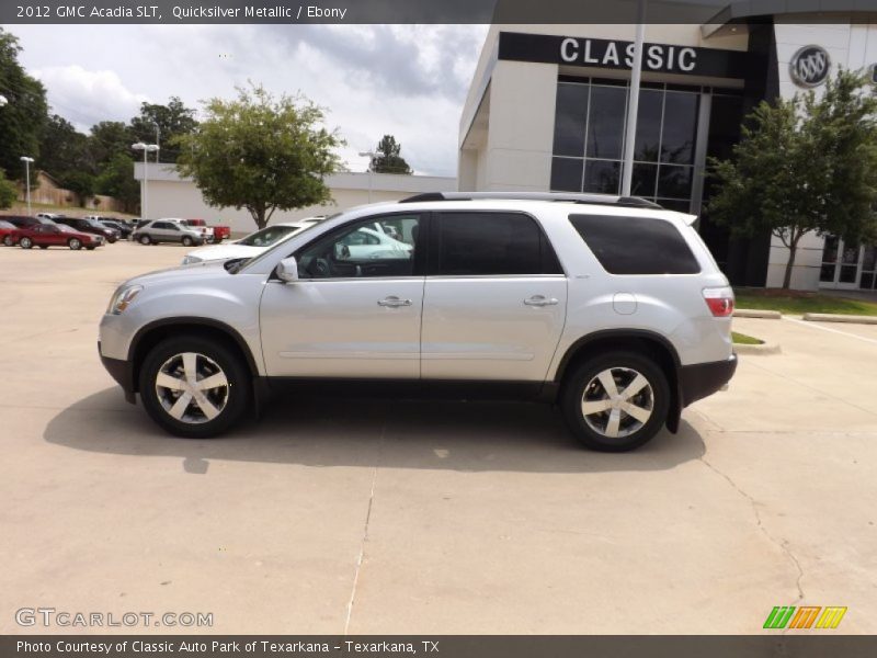 Quicksilver Metallic / Ebony 2012 GMC Acadia SLT