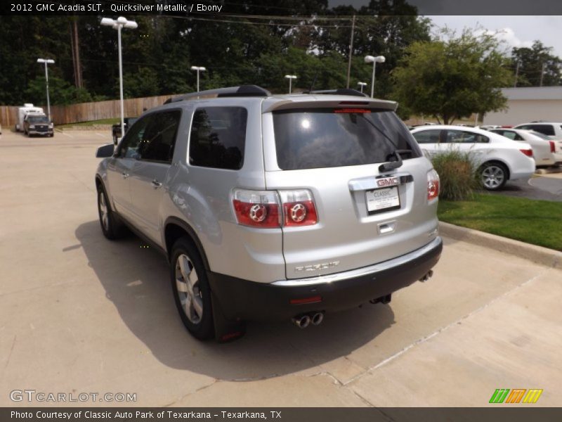 Quicksilver Metallic / Ebony 2012 GMC Acadia SLT