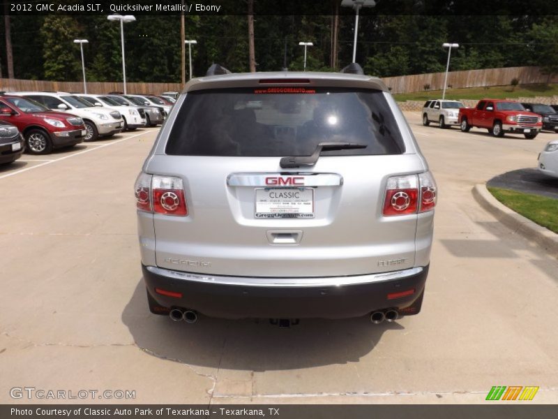 Quicksilver Metallic / Ebony 2012 GMC Acadia SLT