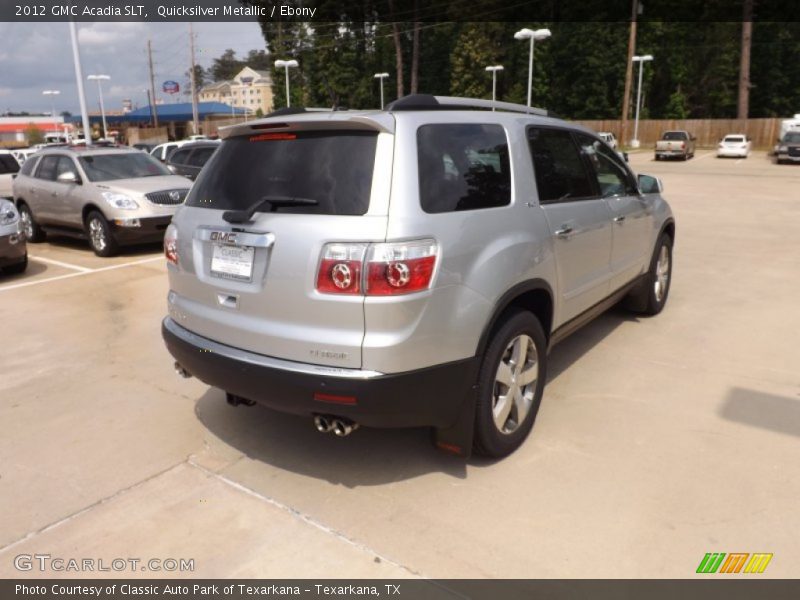 Quicksilver Metallic / Ebony 2012 GMC Acadia SLT