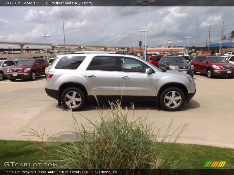 Quicksilver Metallic / Ebony 2012 GMC Acadia SLT