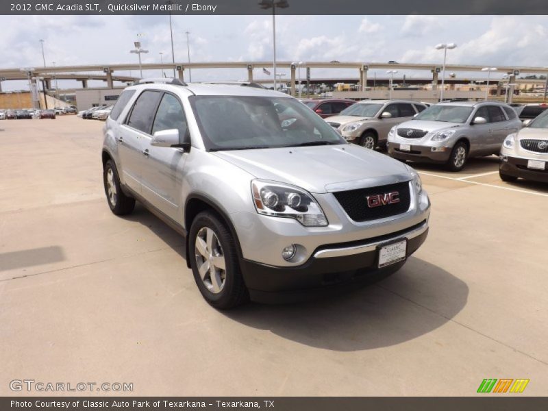 Quicksilver Metallic / Ebony 2012 GMC Acadia SLT
