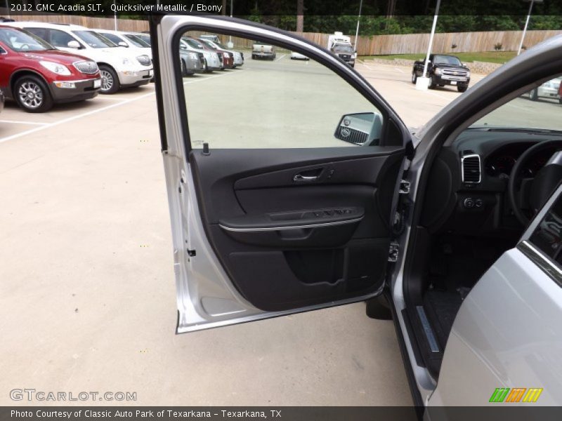 Quicksilver Metallic / Ebony 2012 GMC Acadia SLT