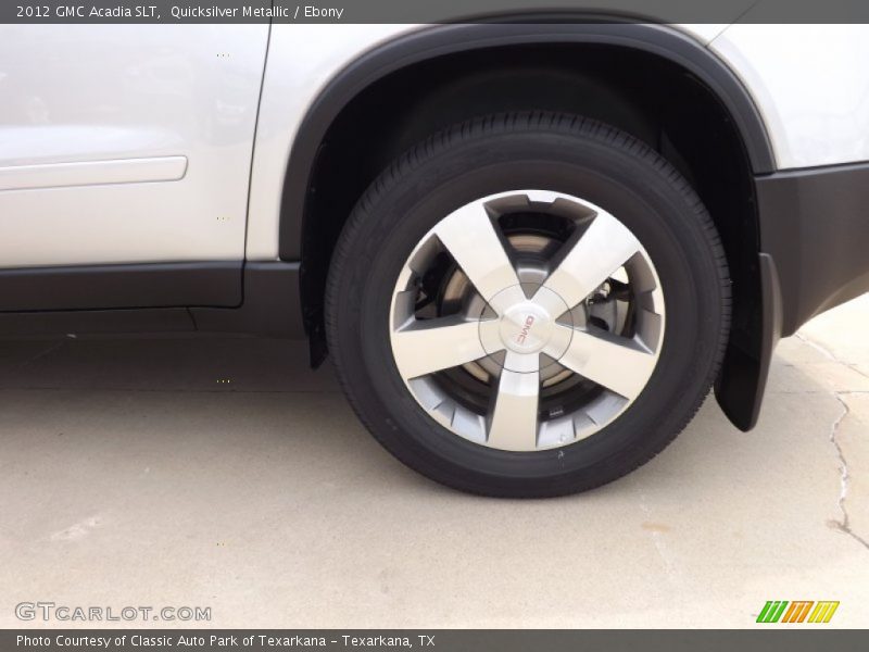 Quicksilver Metallic / Ebony 2012 GMC Acadia SLT