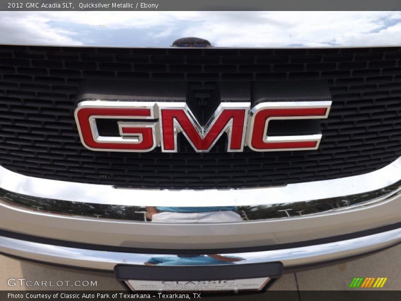 Quicksilver Metallic / Ebony 2012 GMC Acadia SLT