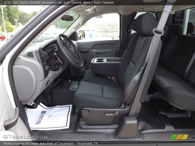  2012 Sierra 2500HD Extended Cab 4x4 Dark Titanium Interior